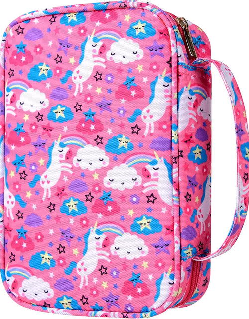 Load image into Gallery viewer, Bible Cover for Women,Bible Cases,Book Cover,Bible Bags Floral Pattern with Handle Fits for Standard Size Bible
